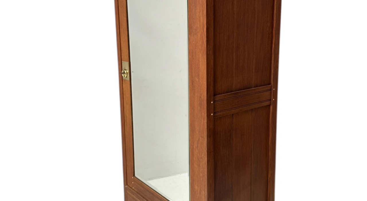 Arts & Crafts One-Door Armoire or Wardrobe Onder den Sint Maarten Style, 1900s